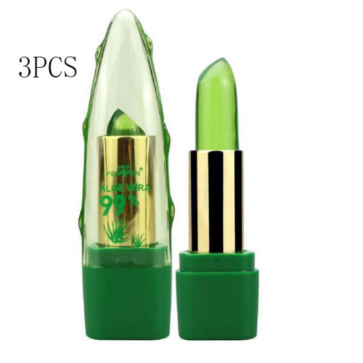 Aloe Vera Color Changing Lipstick Gloss Moisturizing, Anti-drying
