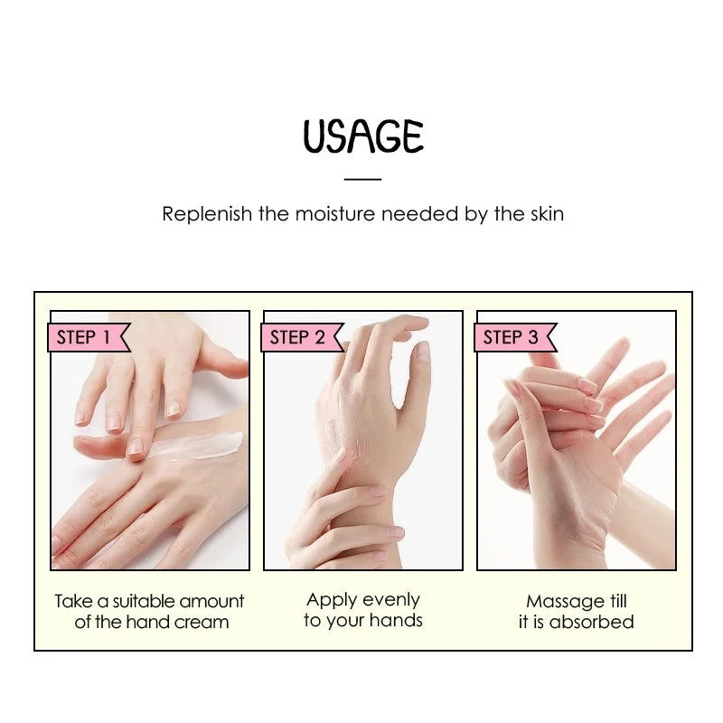 LAIKOU Sakura Hand Cream Moisturizing Anti-Crack Repair Softens Skin