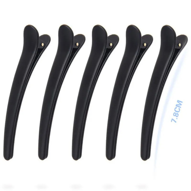 10Pcs Black Plastic Single Prong DIY Hairpins