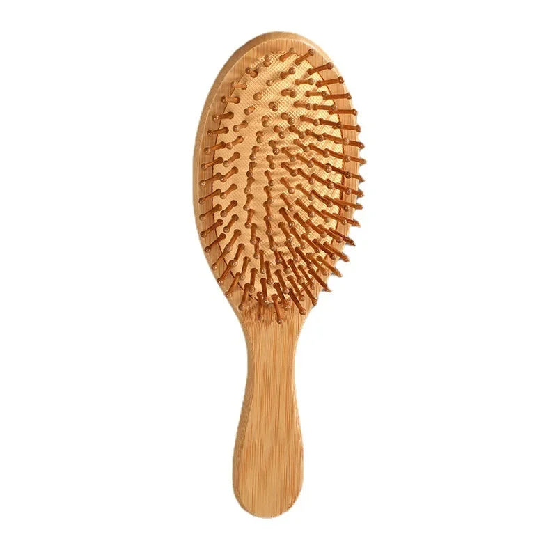 Bamboo comb, massage brush for hair loss