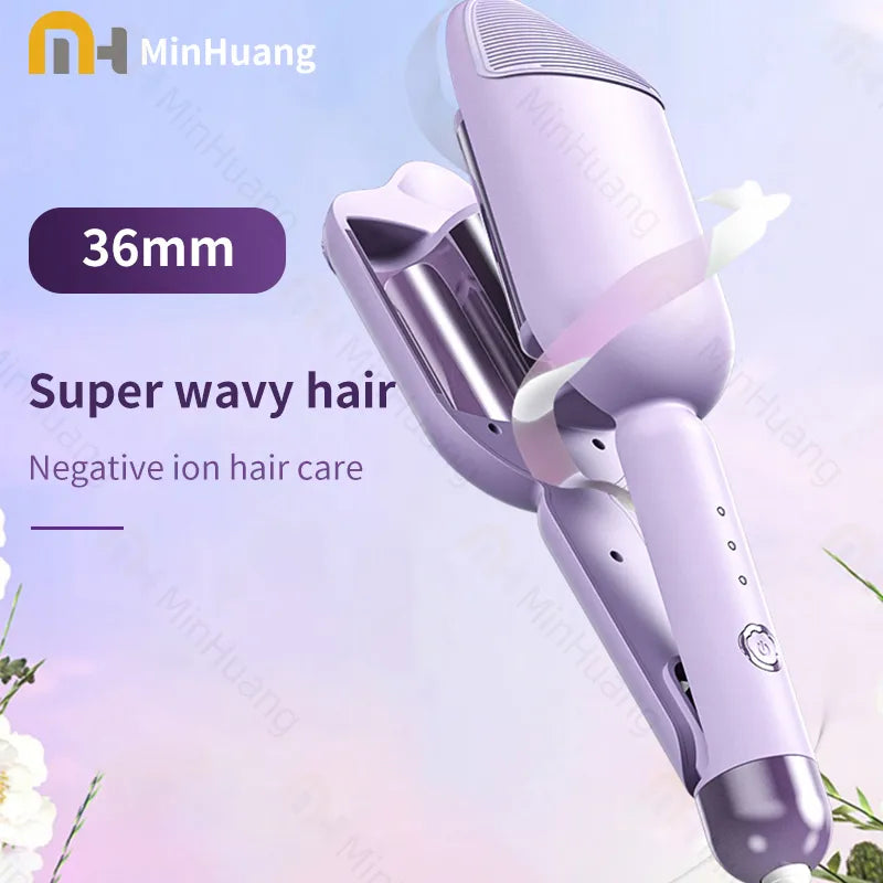 36mm Wavy Hair Curlers Curling Iron Wave