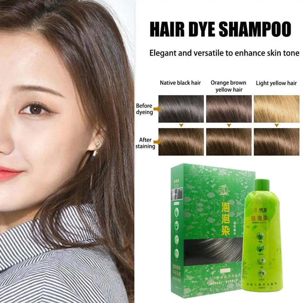 Brimless Shampoo 3 In 1 Black Hair Dye