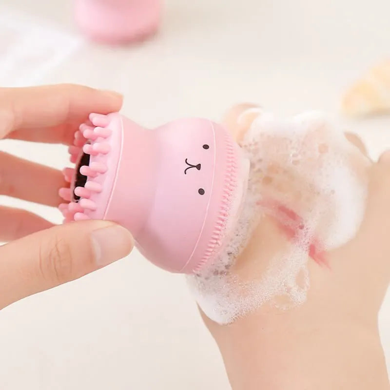 Silicone Face Cleaning Brush Facial Deep Cleaning Exfoliator