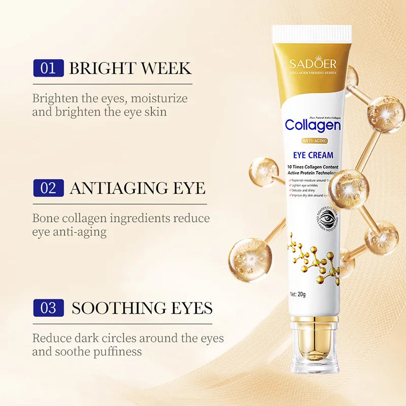 Anti-wrinkle collagen eye cream