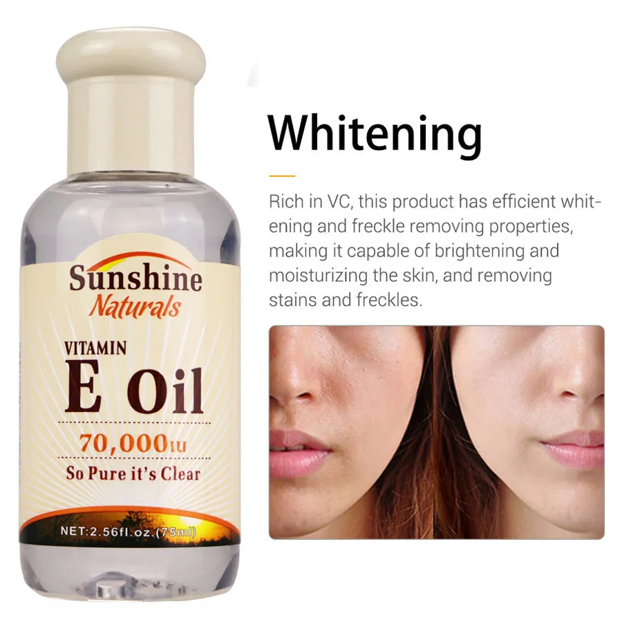 Vitamin E Oil Face Oil Shrink Pores Anti Wrinkle Lightens Dark Spots