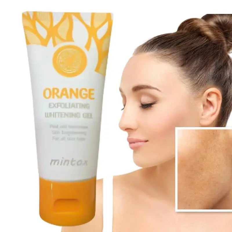 Orange Exfoliating Gel Scrub Cream Shrink Pores