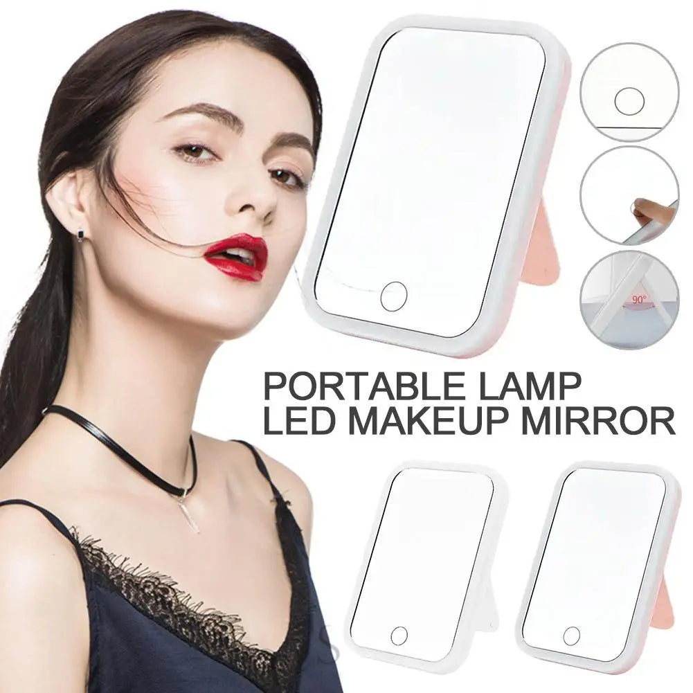 Rechargeable LED Lighted Portable Mirror
