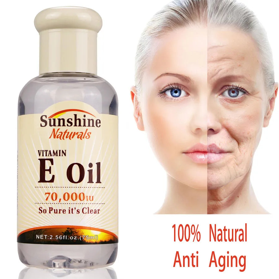 Vitamin E Oil Face Oil Shrink Pores Anti Wrinkle Lightens Dark Spots