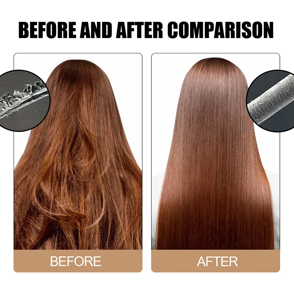 Repairing conditioner with keratin for dry and damaged hair