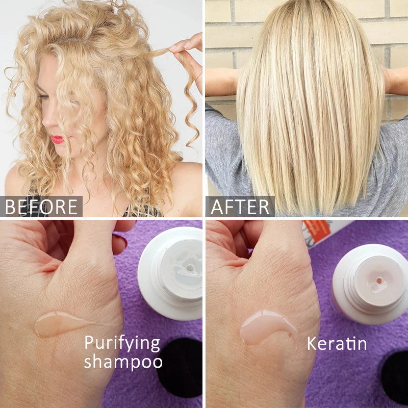 Permanent Hair Straightening Keratin Treatment
