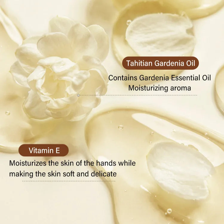 Moisturizing and repairing hand cream with Gardenia essential oil