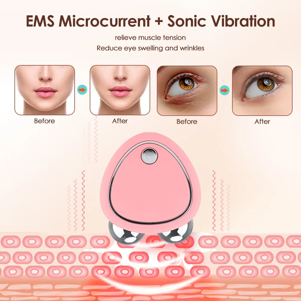 Portable Electric Face Lift Roller Massager EMS