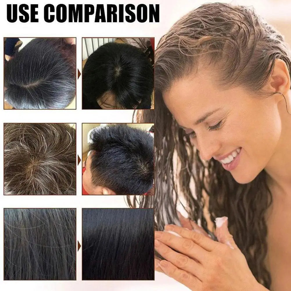 Brimless Shampoo 3 In 1 Black Hair Dye