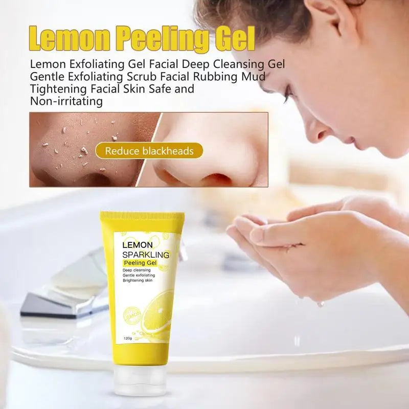 Lemon sparkling peeling gel