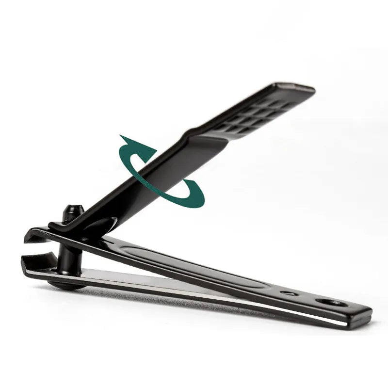 1PC Black Nail Clippers Stainless Steel Nail Cutter
