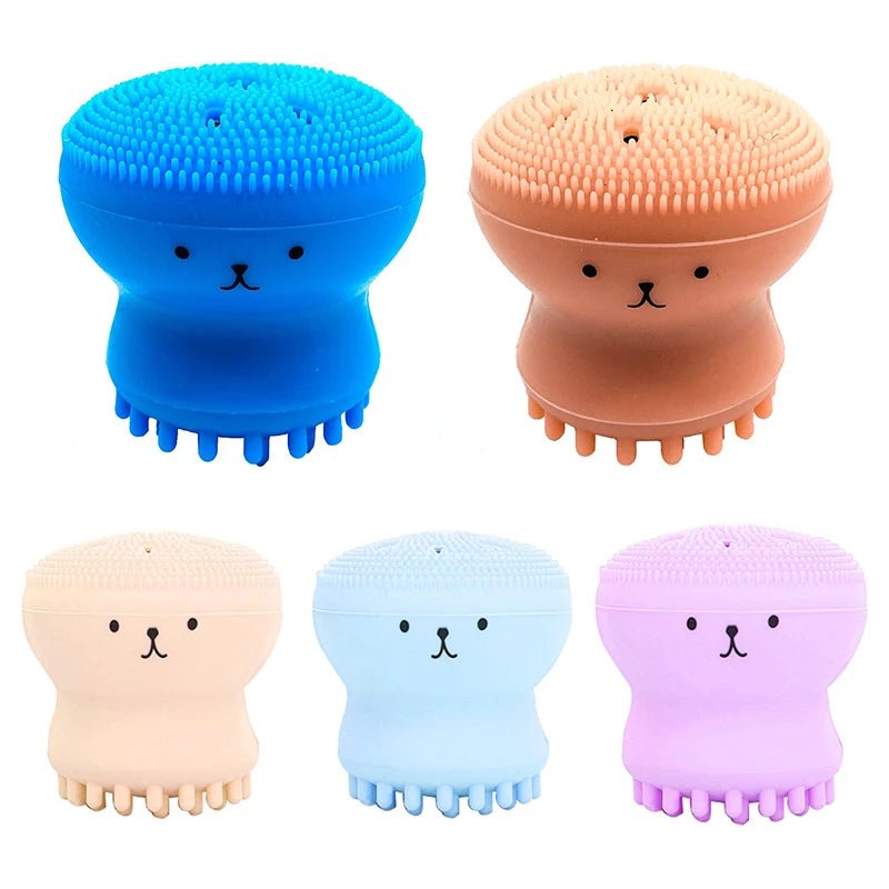 Silicone Face Cleaning Brush Facial Deep Cleaning Exfoliator