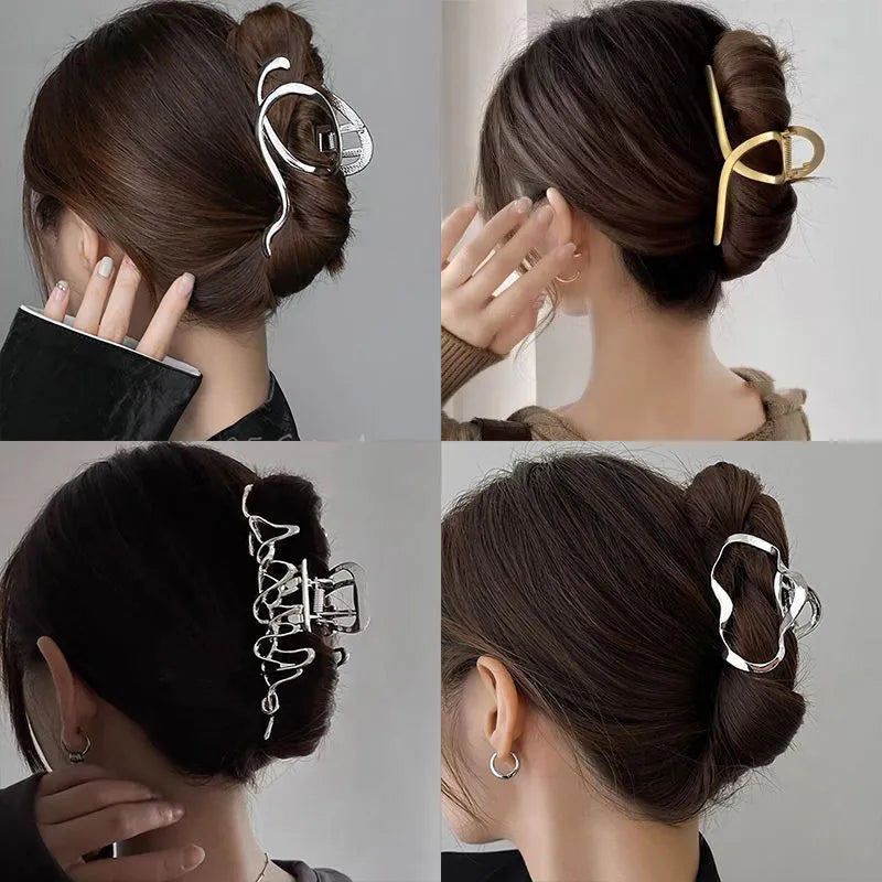 Korean Fashion Elegant Geometric Hair Clips