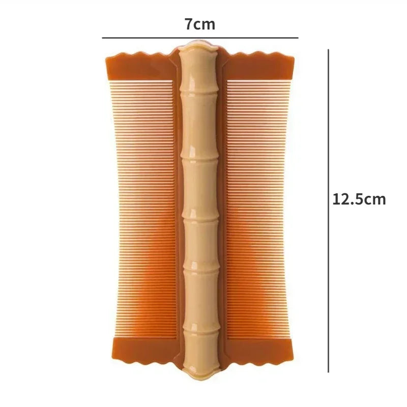 Lice comb with detachable double-sided head