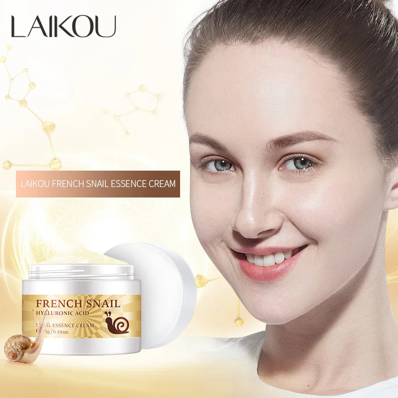 LAIKOU Snail Face Cream Hyaluronic Acid Anti Wrinkle