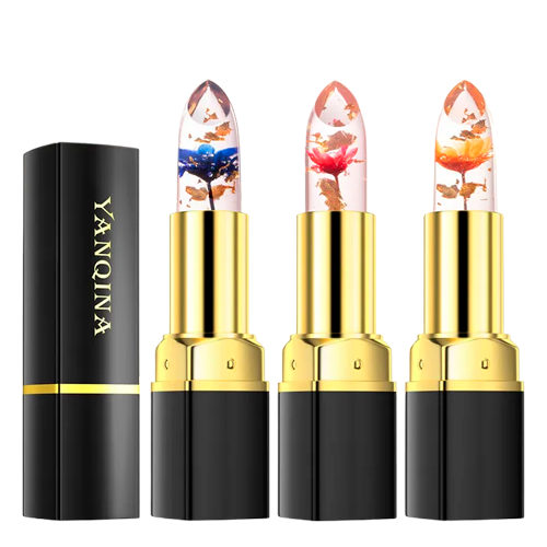 Flower Transparent Lipstick Lasting Moisturizer Temperature Color Changing