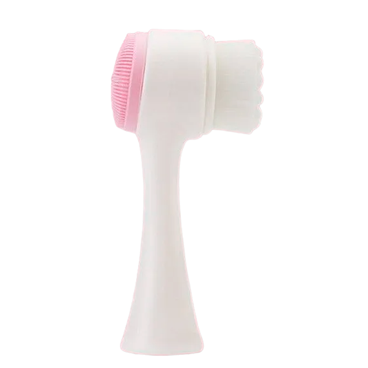 Silica Gel Facial Brush Double Sided Facial Cleanse