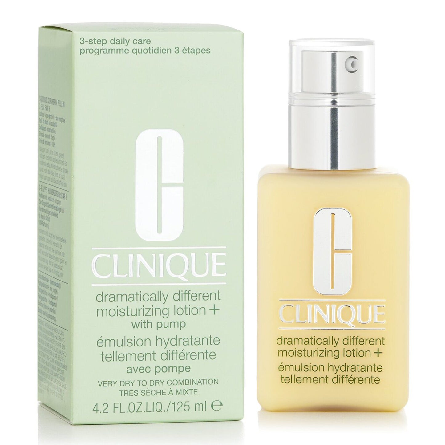 CLINIQUE - Dramatically Different Moisturizing Lotion+ - For Very Dry to Dry Combination Skin (With Pump) 7T5R 125ml/4.2oz