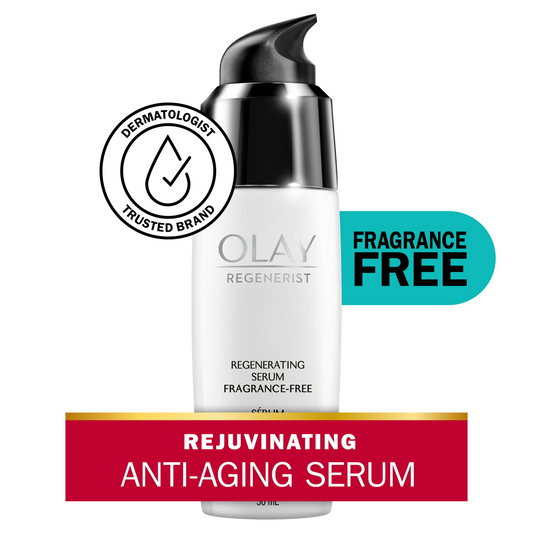 Olay Age Defying Anti-Wrinkle 2-in-1 Day Cream Plus Face Serum, All Skin Types,1.7 oz
