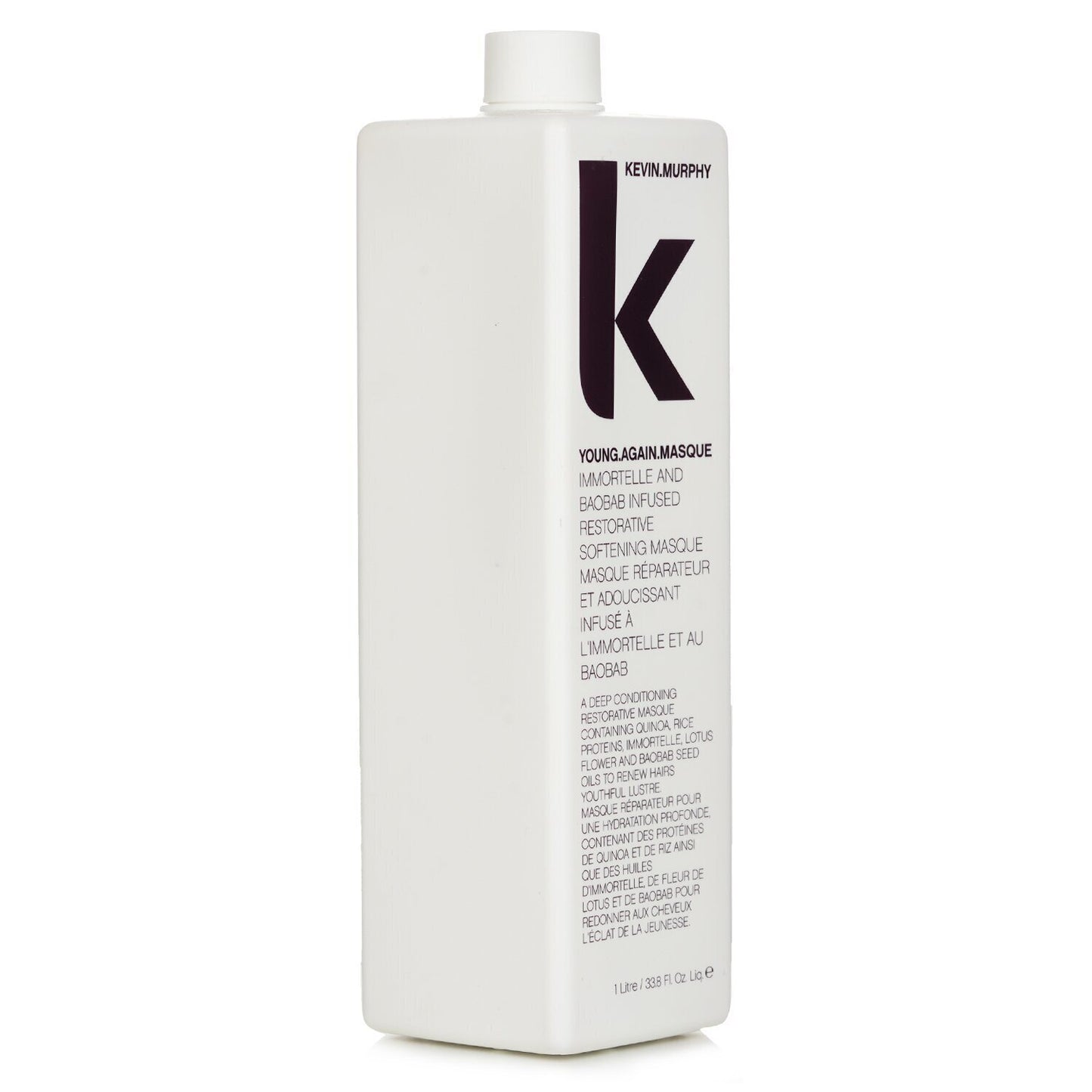 KEVIN.MURPHY - Young.Again.Masque (Immortelle and Baobab Infused Restorative Softening Masque - To Dry Damaged or Brittle Hair)   KMU15414 1000ml/33.8oz