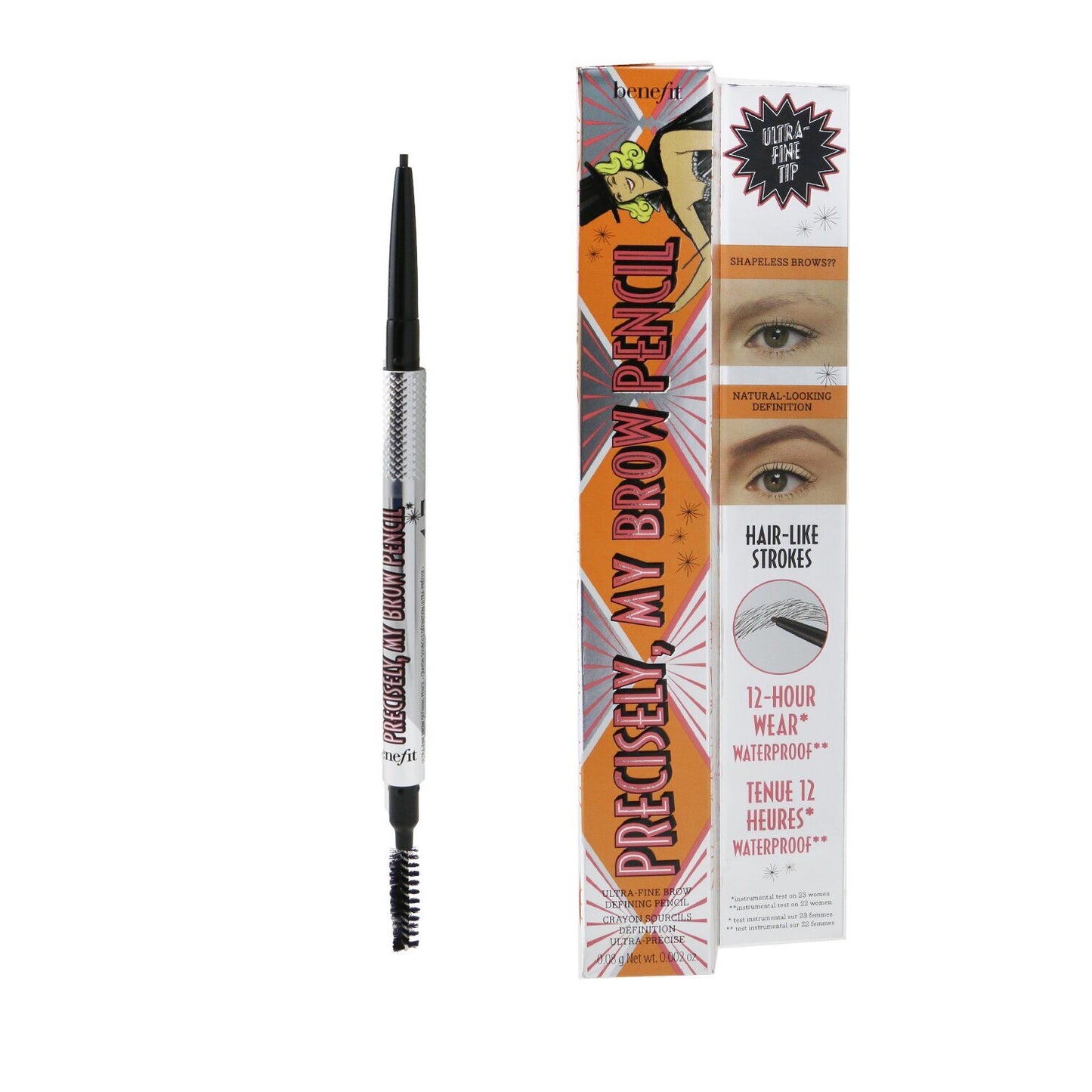 BENEFIT - Precisely My Brow Pencil (Ultra Fine Brow Defining Pencil) - # 4.5 (Neutral Deep Brown) BM94 / 095060 0.08g/0.002oz