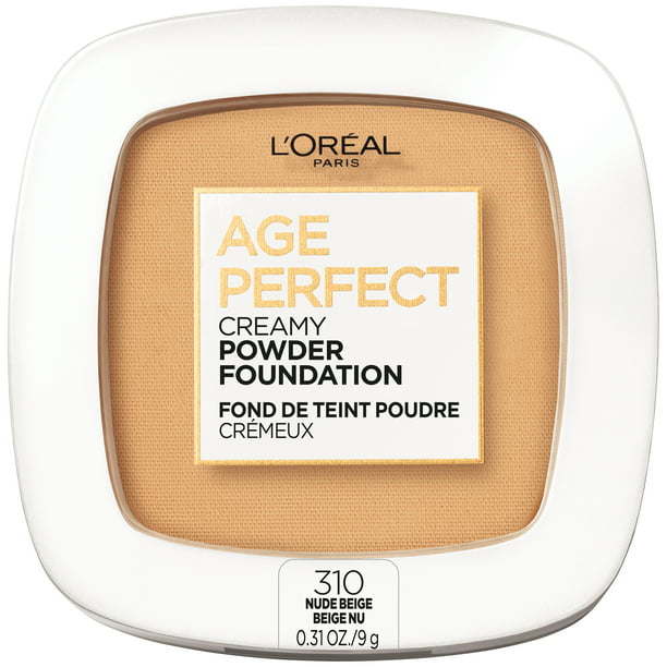 L'Oreal Paris Age Perfect Serum Creamy Foundation Makeup;  310 Nude Beige;  0.31 fl oz