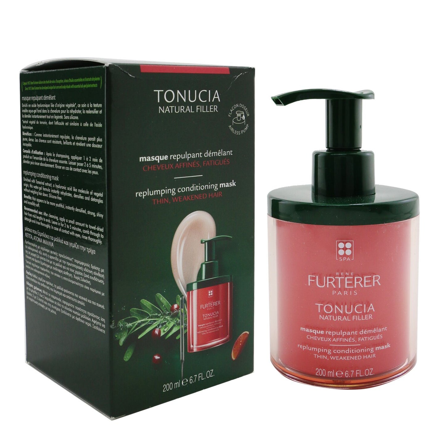 RENE FURTERER - Tonucia Natural Filler Replumping Conditioning Mask (Thin, Weakened Hair) 200ml/6.7oz